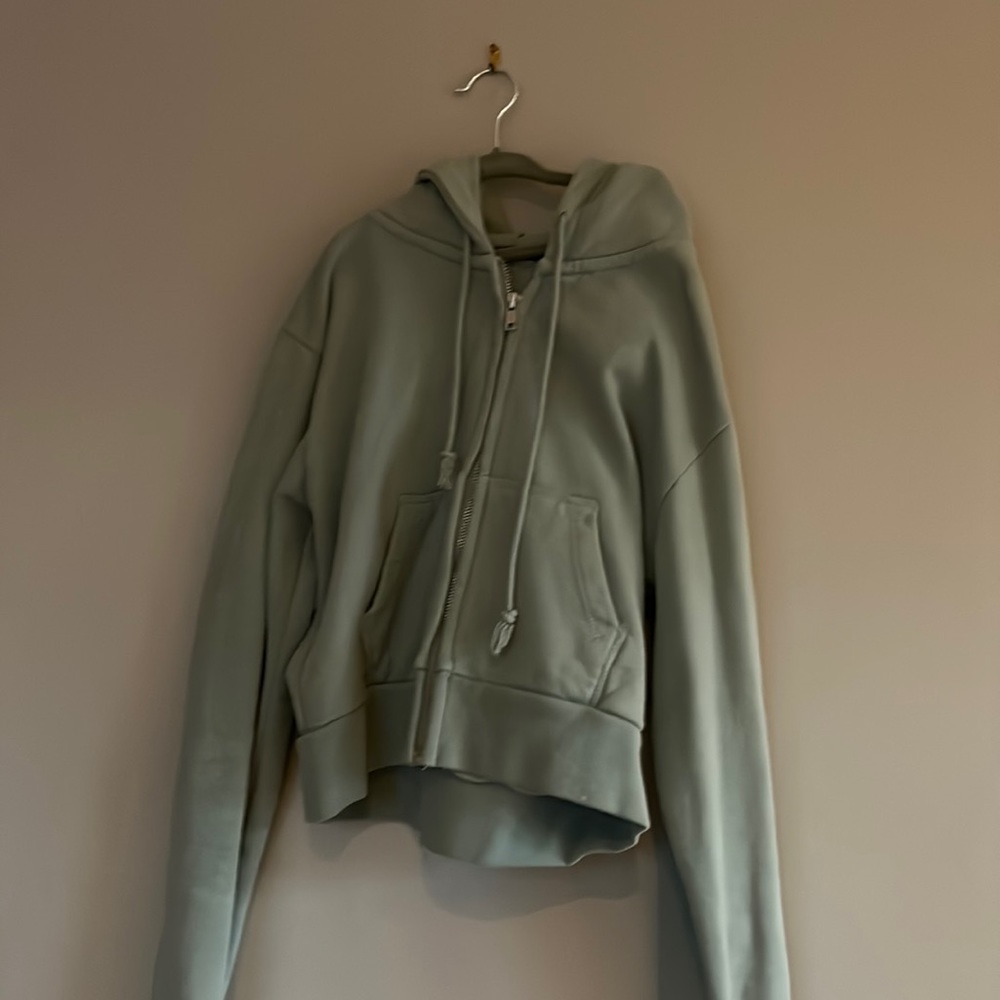 brandy Melville cropped zip up